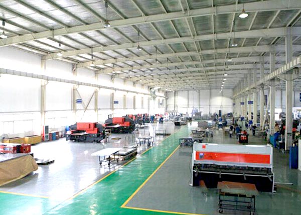 矿用扣压法兰加工车间